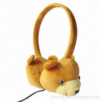 Children Headphones Earmuffs, Popular Appearance Cute Bear